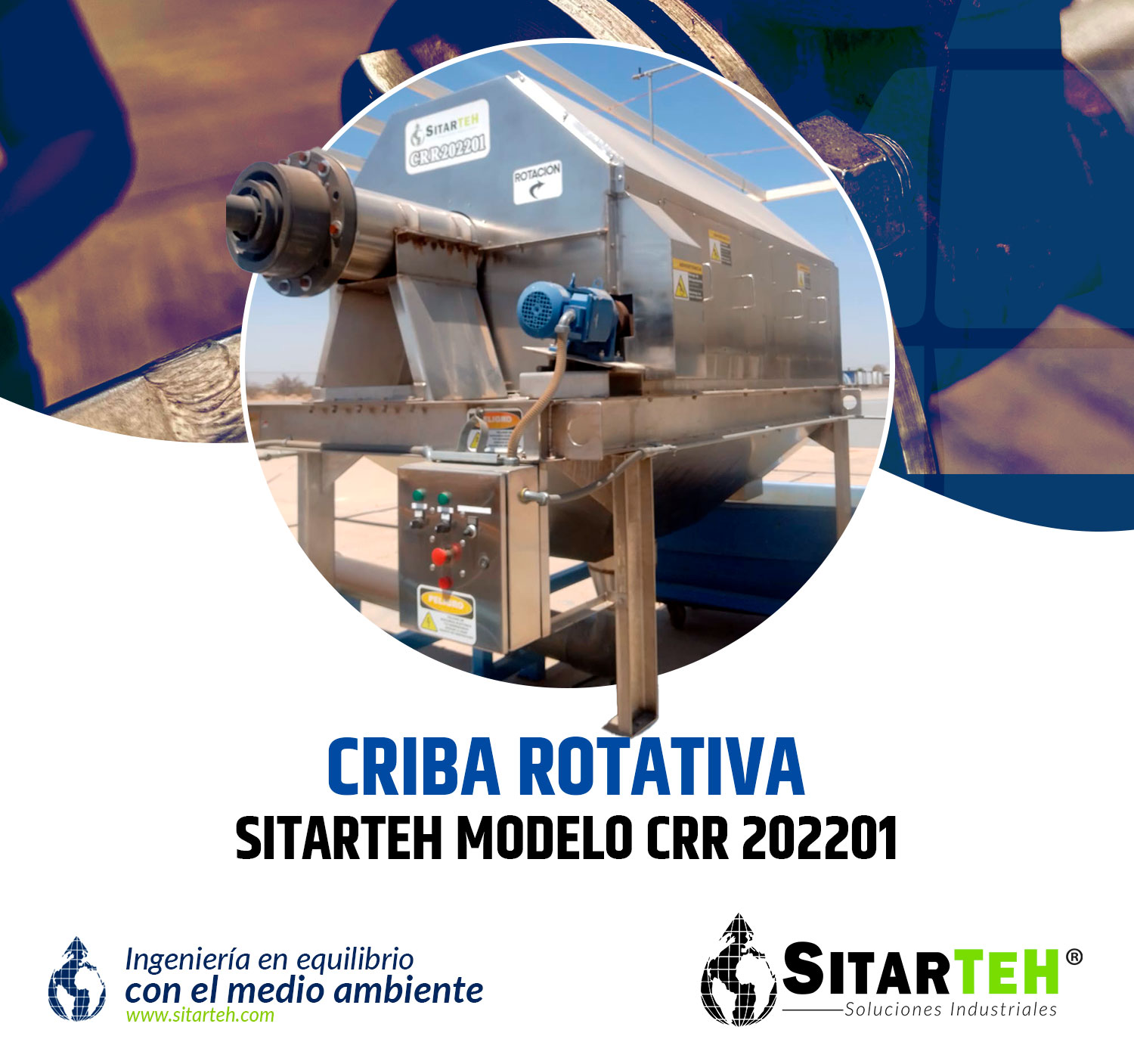 Criba Rotativa Seminueva CRR 202201 liquidacion